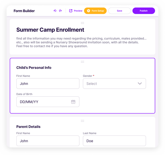 1 Forms, waitlist & attendance