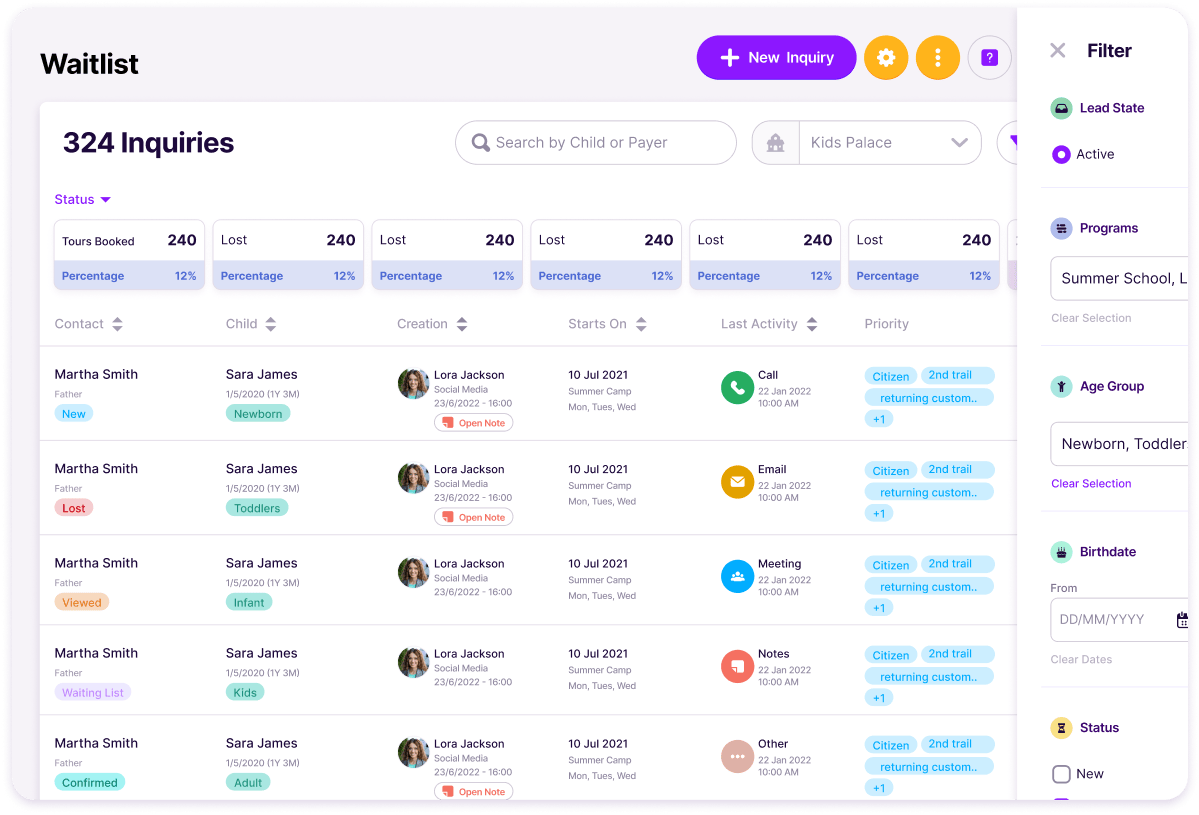 66Waitlist, forms & attendance Hero