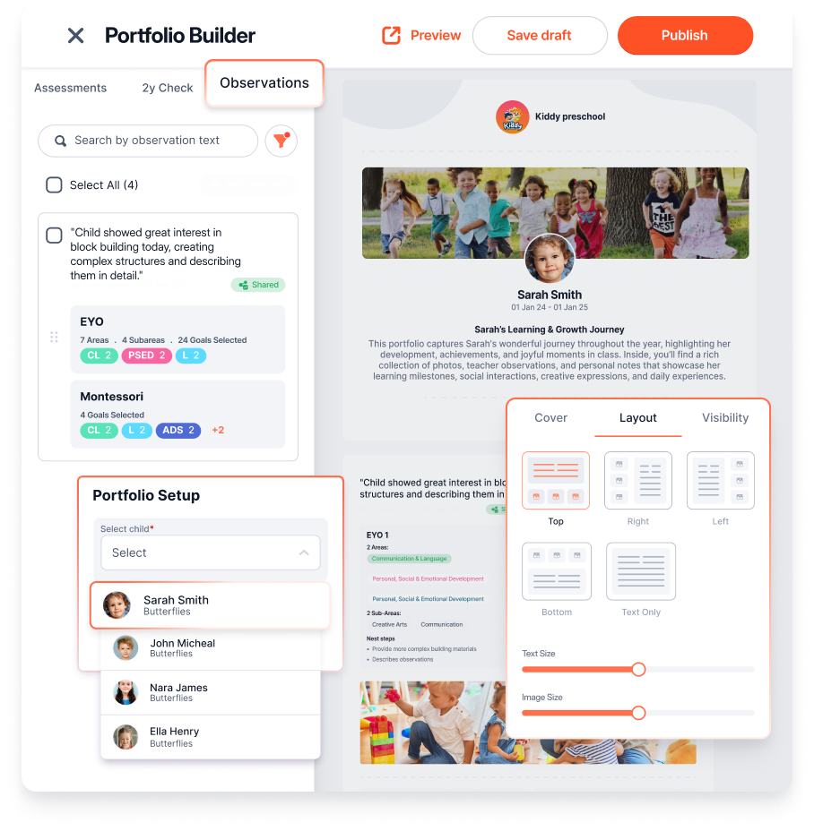 Observations and Customized Portfolios