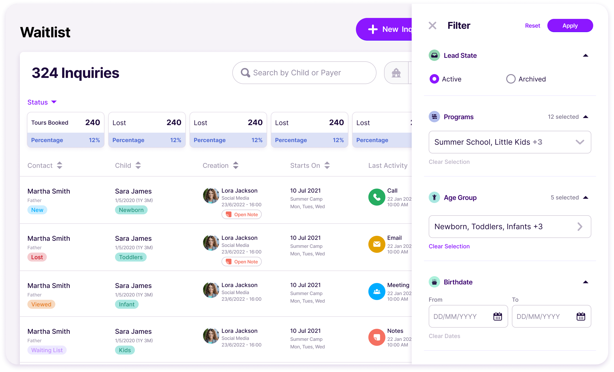 Waitlist, forms & attendance Hero-1