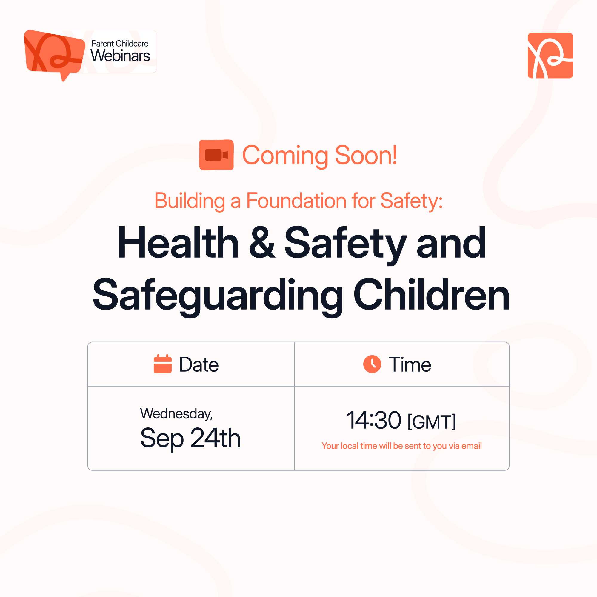 Webinar 17 - Building a Foundation for Safety - Coming soon